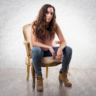 Genç model Studio poz