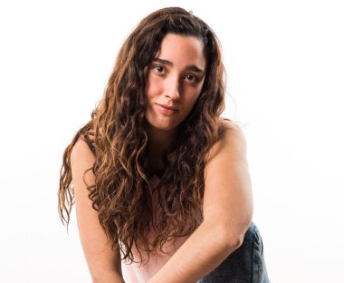 Genç model Studio poz