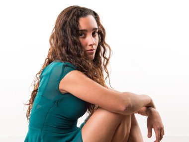 Genç model Studio poz