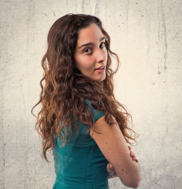 Genç model Studio poz