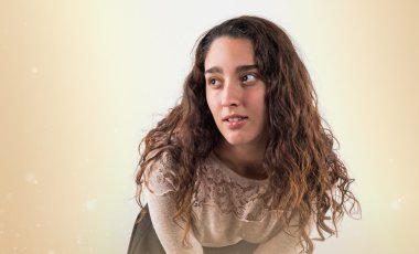 Genç model Studio poz