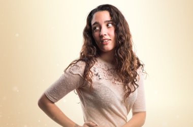 Genç model Studio poz