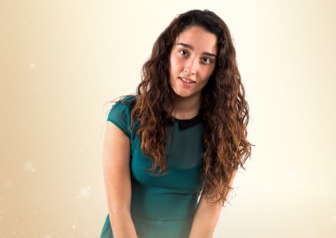 Genç model Studio poz