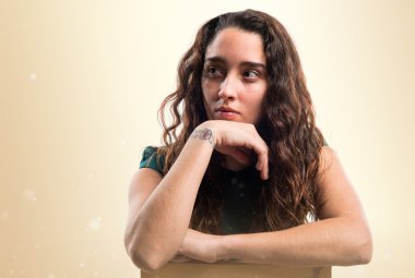 Genç model Studio poz