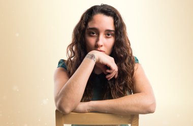 Genç model Studio poz