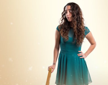 Genç model Studio poz