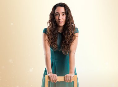 Genç model Studio poz