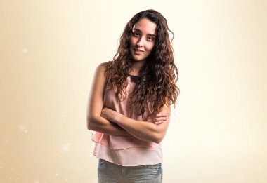 Genç model Studio poz