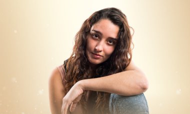 Genç model Studio poz