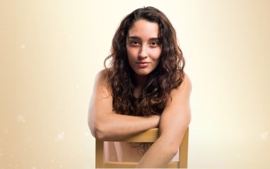 Genç model Studio poz