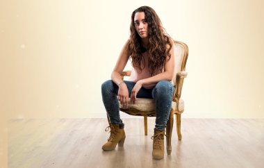 Genç model Studio poz