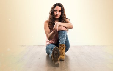 Genç model Studio poz