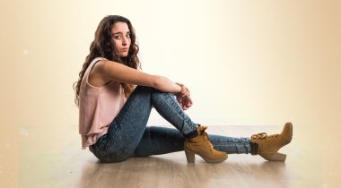 Genç model Studio poz