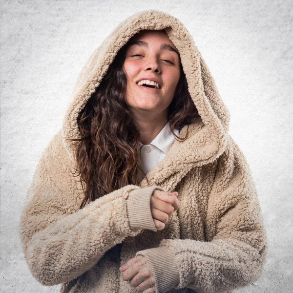 Menina adolescente com roupas de inverno — Fotografia de Stock