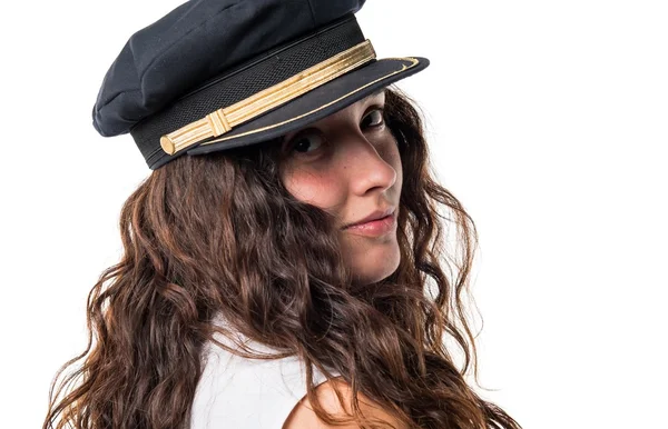 Tini modell visel tengeri kalap — Stock Fotó