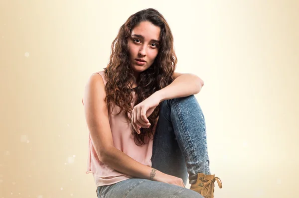 Teenager-Modell posiert im Studio — Stockfoto
