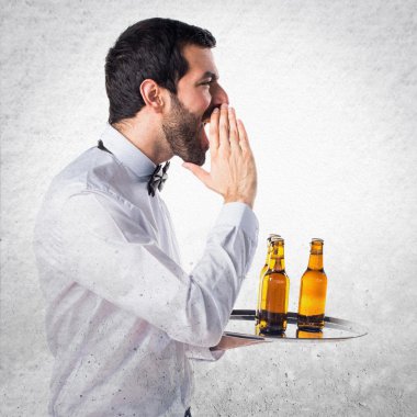 Adam izole arka plan