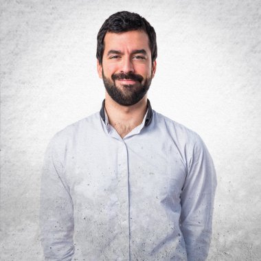Adam izole arka plan