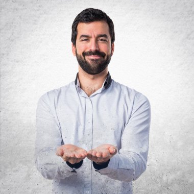 Adam izole arka plan