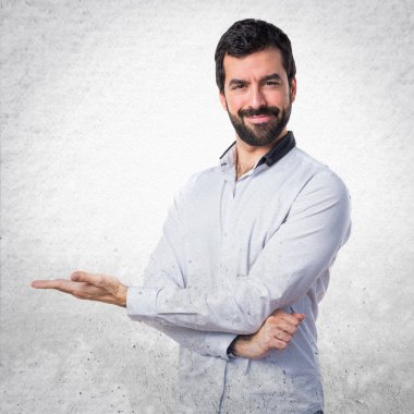 Adam izole arka plan