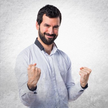 Adam izole arka plan