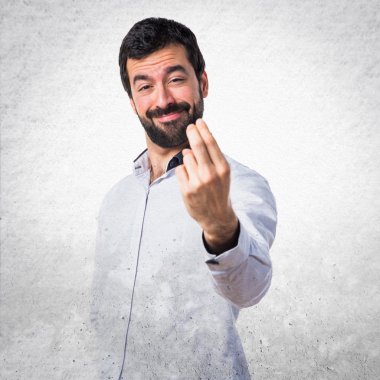 Adam izole arka plan