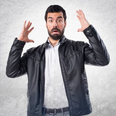 Adam izole arka plan