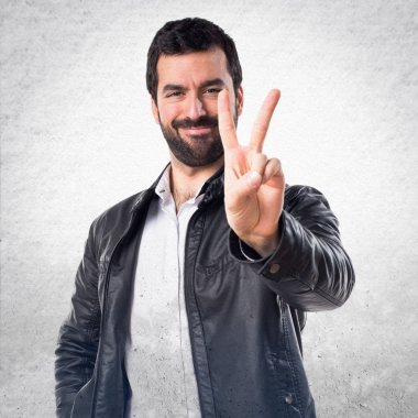 Adamla iki sayım deri ceket