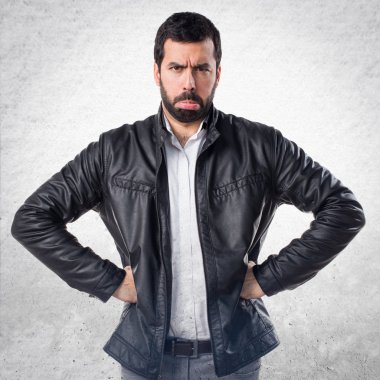 Adam izole arka plan