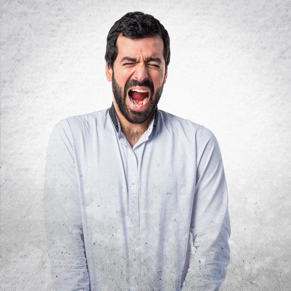 Adam izole arka plan