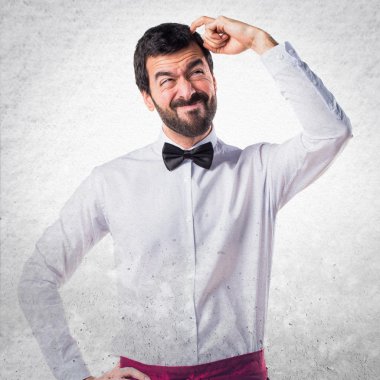 Adam izole arka plan