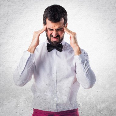 Adam izole arka plan