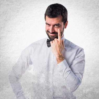 Adam izole arka plan