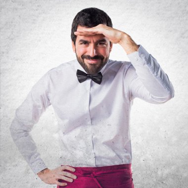 Adam izole arka plan