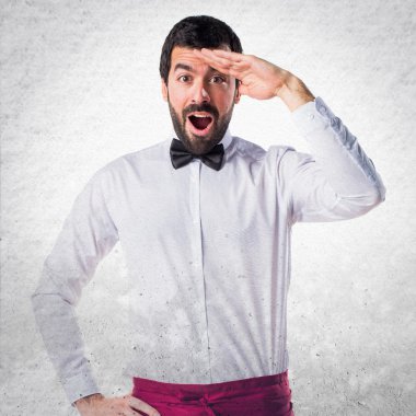 Adam izole arka plan