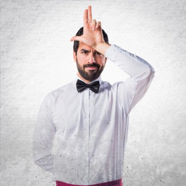 Adam izole arka plan