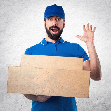 Adam izole arka plan