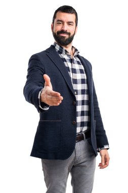 Yakışıklı adam bir anlaşma yapma