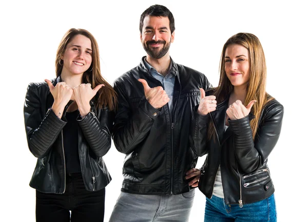 People with thumb up — Stock Photo, Image