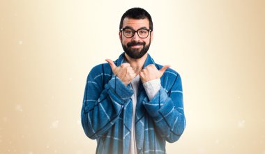 Sabahlık başparmak ile adam