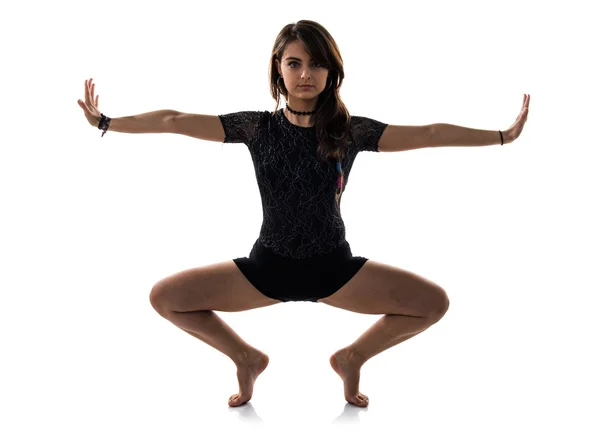 Young girl doing classical dance — Stock Photo, Image