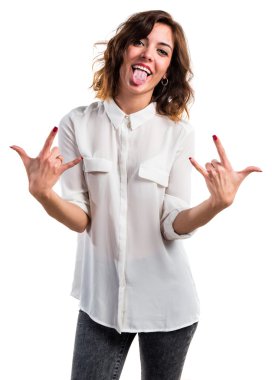 Boynuz jest yapma kadın