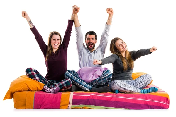 Yatakta şanslı insanlar