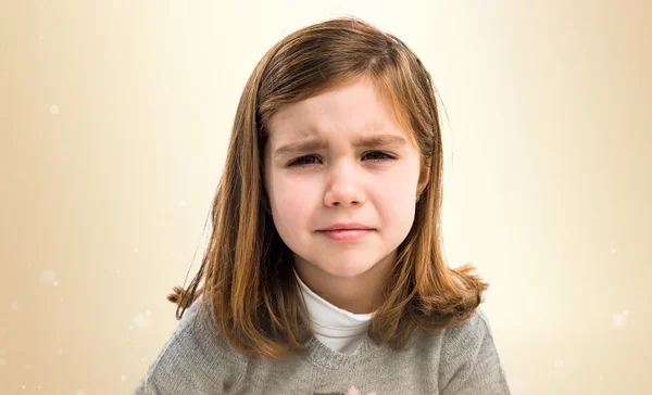 Kid över isolerade bakgrund — Stockfoto