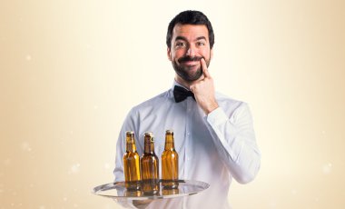 Adam izole arka plan