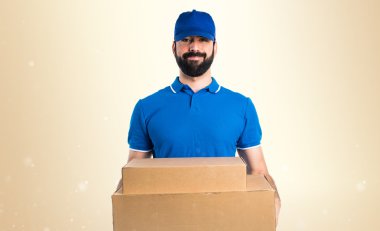 Adam izole arka plan