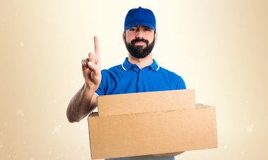 Bir sayma teslimatçı