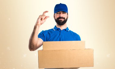 Adam izole arka plan