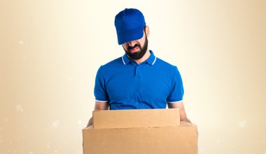 Adam izole arka plan