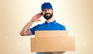 Adam izole arka plan